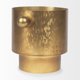 Mercana Juno Vase Antique Gold Metal | 8.5H