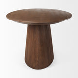 Mercana Lance Dining Table Medium Brown Wood