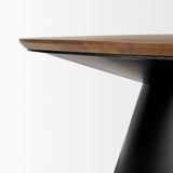 Mercana Mitchell Coffee Table Brown Wood | Black Metal