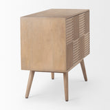 Mercana Sable Accent Cabinet Light Brown Wood