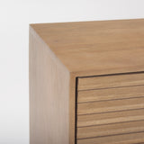 Mercana Sable Accent Cabinet Light Brown Wood