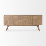 Mercana Sable Sideboard Light Brown Wood