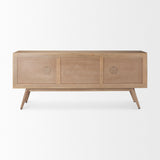 Mercana Sable Sideboard Light Brown Wood