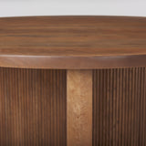 Mercana Enzo Accent Table Medium Brown Wood