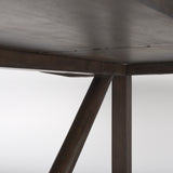 Mercana Viktor Dining Table Dark Brown Wood | 94L