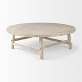 Mercana Rosie Coffee Table Blonde Wood | 48"