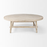 Mercana Rosie Coffee Table Blonde Wood | 48"