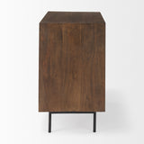 Mercana Grace Accent Cabinet Brown Wood