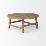 Mercana Rosie Coffee Table Medium Brown Wood | 36"