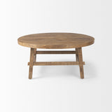 Mercana Rosie Coffee Table Medium Brown Wood | 36"