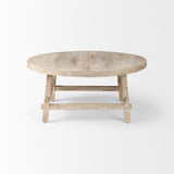 Mercana Rosie Coffee Table Blonde Wood | 36"