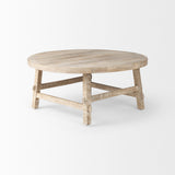 Mercana Rosie Coffee Table Blonde Wood | 36"