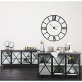 Mercana Dimitra Kitchen Island Black Metal