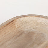 Mercana Carver Trays White-washed Wood | Oblong