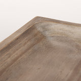 Mercana Carver Trays White-washed Wood | Rectangular
