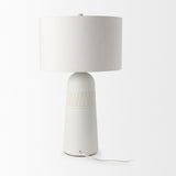 Mercana Javier Table Lamp Light Base | Cream Shade