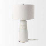 Mercana Javier Table Lamp Light Base | Cream Shade