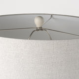 Mercana Cato Table Lamp Cream Base | White Shade