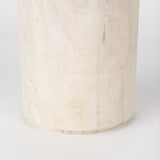 Mercana Knox Wooden Object White Wash | Tall