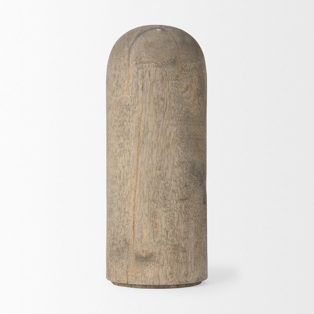 Mercana Knox Wooden Object Gray Wash | Tall