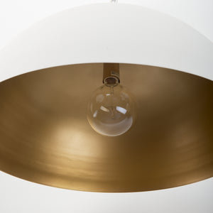 Mercana Juniper Pendant Light White | 24" Round