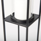 Mercana Cindy Candle Holder Black Metal | Set of 2 