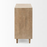 Mercana Tucker Accent Cabinet Light Brown Wood | 2 Door