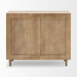 Mercana Tucker Accent Cabinet Light Brown Wood | 2 Door