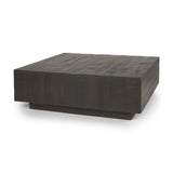 Mercana Hayden Coffee Table Dark Brown Wood | 42" Square