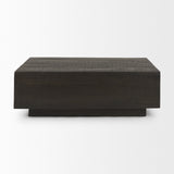 Mercana Hayden Coffee Table Dark Brown Wood | Rectangular