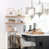 Mercana Farrah Pendant Light Matte Black Metal