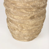 Mercana Kamli Vase Beige Paper Mache | Small