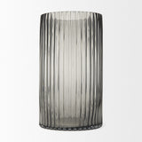 Mercana Dawn Vase Black Glass | Tall