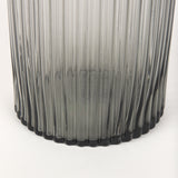 Mercana Dawn Vase Black Glass | Tall