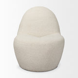 Mercana Beverly Accent Chair Cream Boucle