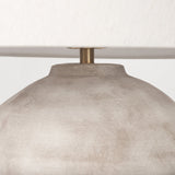 Mercana Marvin Table Lamp Taupe Ceramic