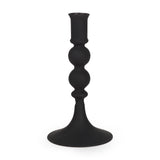 Mercana Haute Candle Holder Black Glass | Small