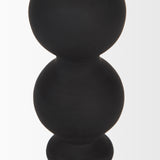 Mercana Haute Candle Holder Black Glass | Small