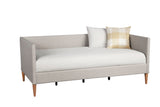 Alpine Furniture Britney Day Bed, Light Grey Linen 1096T Light Grey Linen Poplar & Pine Solids 80.5 x 42.5 x 32.5