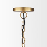 Mercana Karina Pendant Light Brass-tone Metal | 24" Round