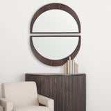 Mercana Celeste Wall Mirror Dark Brown | Small