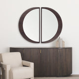 Mercana Celeste Wall Mirror Dark Brown | Large