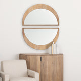 Mercana Celeste Wall Mirror Light Brown | Small