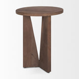 Mercana Mattius Accent Table Medium Brown Wood