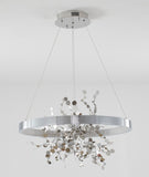 Bethel Chrome LED Chandelier in Stainless Steel & Aluminum