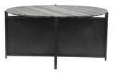 Zuo Modern Mcbride Marble, MDF, Iron Modern Commercial Grade Coffee Table Gray, Black Marble, MDF, Iron