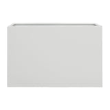 Sagebrook Home Transitional Ec Metal Planter Box - White 14102 White Iron