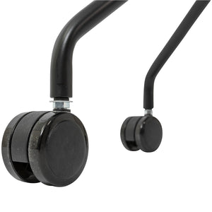 Tayte Office Chair in Black with Matte Black Base - Set of 1