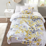 Madison Park Essentials Alexis Casual Comforter Set with Bed Sheets Yellow Twin CS10-1379