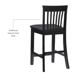 Torino 24 in Craftsman Counter Stool